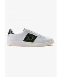 Fred Perry - B721 Leather Branded Porcelain - Lyst