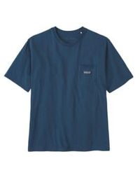 Patagonia - Camiseta Ms Daily Pocket Tee Tidepool Tidb - Lyst