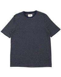 Folk - Textured Stripe T-shirt - Lyst