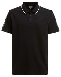 Guess - Pique Tape Regular Fit Polo Shirt Jet Large / - Lyst