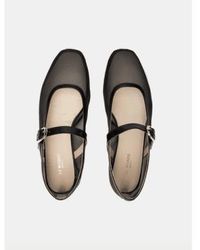 Le Monde Beryl - Chaussures mary-jane en maille noires - Lyst