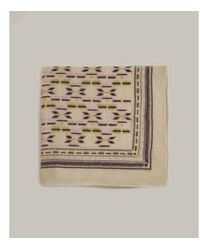Hartford - Square Ikat Scarf One Size / Beige - Lyst
