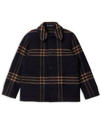 Burrows and Hare - Pembroke Jacket Navy Check S - Lyst