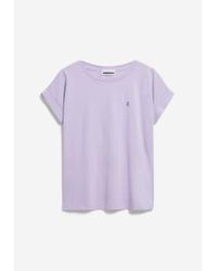 ARMEDANGELS - Idaara Lavender Light Loose Fit T-shirt Xs - Lyst