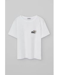 Loreak Mendian - T-shirt Margarita Xs / Blanc - Lyst