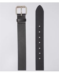 Edwin Leather Belt Black - Gray