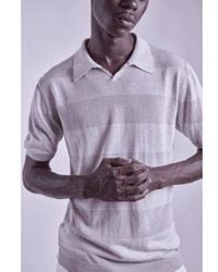 Daniele Fiesoli - And White Cotton Stripes Polo Shirt - Lyst