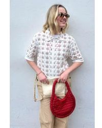 Wax London - Porto Splash Crochet Ecru Shirt S - Lyst