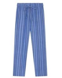 Leon & Harper - Pantalon à rayures bleu permin - Lyst