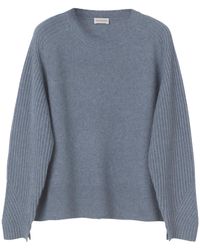 By Malene Birger Wool Ana Sweater In Blue Lyst