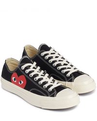 comme des garcons black low top