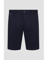 BOSS - Slice Short Dark Slim Fit Shorts In Stretch Cotton 50512524 404 - Lyst