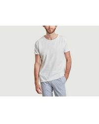Nudie Jeans - Roger relaxed fit slub t-shirt - Lyst
