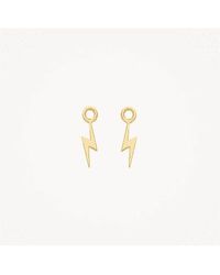 Blush Lingerie - 14k Gold Lightning Earring Charms - Lyst