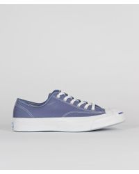 Converse Espadrilles Jack Purcell Signature de True Navy en toile - Bleu