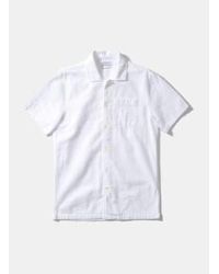 Edmmond Studios - Seersucker short shirt plain - Lyst