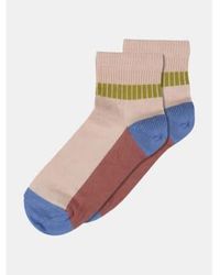 mpDenmark - Vida Ankle Socks Dust 37-39 - Lyst