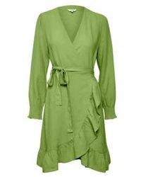 Part Two - Robe portefeuille lin sol vert - Lyst