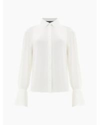 French Connection - Cecile Crepe Shirt Or Summer - Lyst