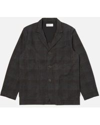 Universal Works - Reutilización la chaqueta tres botones charco lana lana - Lyst