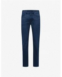 BOSS - Dunkelblaue jeans delaware - Lyst