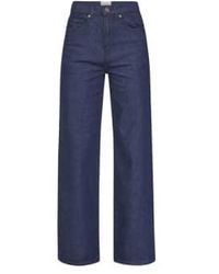 Sisters Point - Owi Wide Leg Jeans Unwashed - Lyst