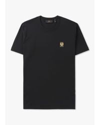 Belstaff - Camiseta logotipo pequeño hombre en negro - Lyst