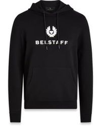 Belstaff - Black Off White Signature Hoodie - Lyst