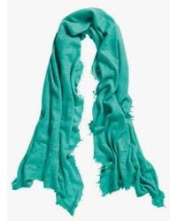 PUR SCHOEN - Hand Felted 100% Cashmere Soft Scarf Marin + Gift Green - Lyst
