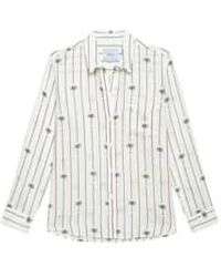 Rails - Charli Stripe Palm Shirt Xs - Lyst