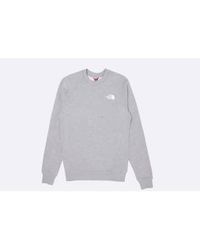 The North Face - Redbox Raglan Sweatshirt Gray - Lyst