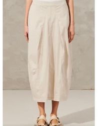 Transit - Stretch Cotton Skirt 1 / Pearl - Lyst