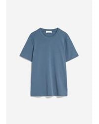 ARMEDANGELS - Camiseta azul hierro maarkos - Lyst