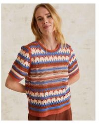 Yerse - Multi Crochet Knit Top - Lyst