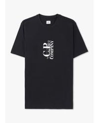 C.P. Company - Mens 30/1 jersey british sailor t-shirt en noir - Lyst