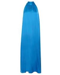 FRNCH - Auberya Halter Dress Cobalt / L - Lyst