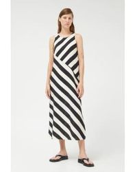 Compañía Fantástica - Diagonal Stripe Dress Xs - Lyst