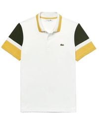 red and white lacoste shirt