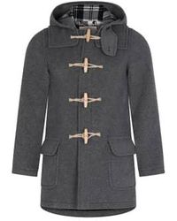 Burrows and Hare - Water Repellent Duffle Coat Grey Xl - Lyst