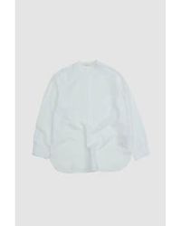 Still By Hand - Band Collar Pullover Shirt - Lyst