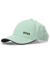 BOSS - Cap-bold Open Cotton Twill Cap With Printed Logo 50505834 388 One Size - Lyst