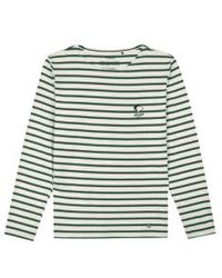 Faguo - T-shirt aubrac en coton en vert - Lyst
