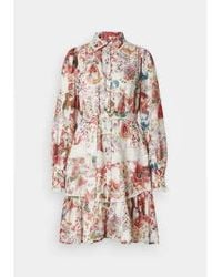 Y.A.S - Yas Boteh Shirt Dress In With Multi Print - Lyst