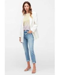 7 For All Mankind - Relaxed Skinny Slim Illusion Blissful Jeans 27 - Lyst