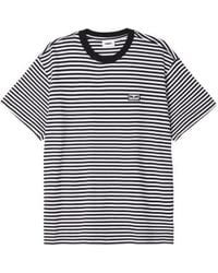 Obey - Established Works Stripe T-shirt Medium - Lyst