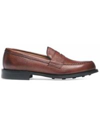 Cheaney - Howard R Loafer Mahogany Grain Leather Uk7 - Lyst