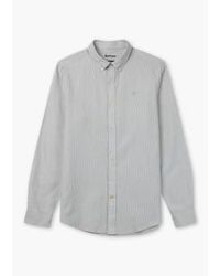Barbour - Camisa a medida a rayas a rayas hombres en Sabio Pale - Lyst