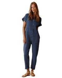 indi & cold - Indi And Cold Rustic Jacquard Jumpsuit In - Lyst