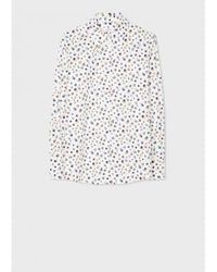 Paul Smith - Kleiner tintenfleck ausgestattetes hemd col: 02 aus weiß, größe: 12 - Lyst