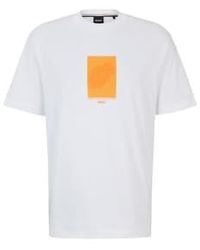 BOSS - Tessin 88 Cotton T-shirt 50512118 100 S - Lyst